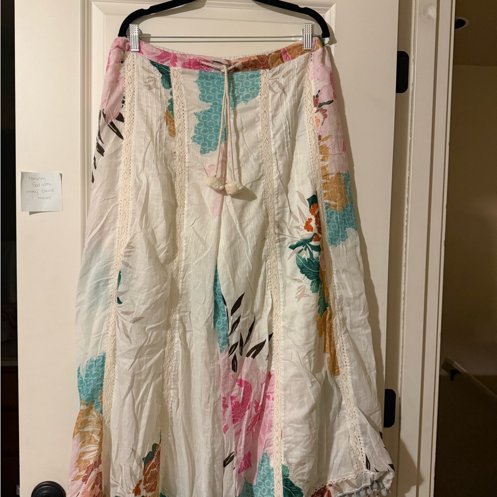 Floral Patchwork pants